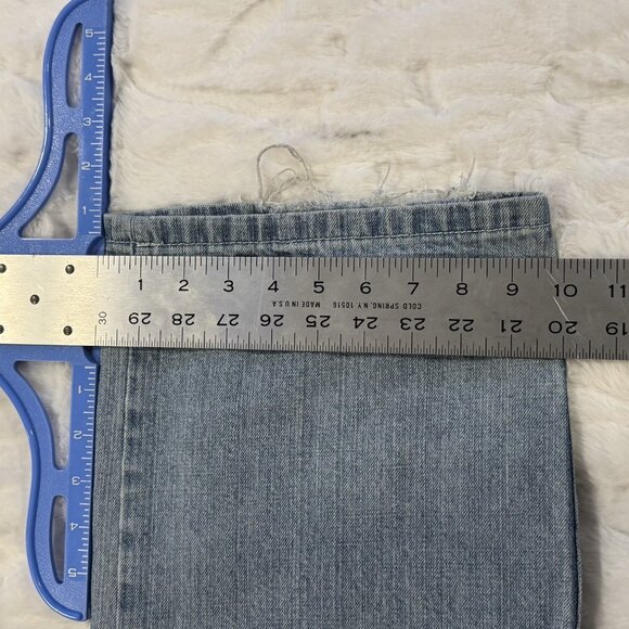 Y2K Nu Wear Rap Hip Hop Skater Baggy Wide Leg Denim Jeans Size 34x29.5 Men READ* - Picture 11 of 12